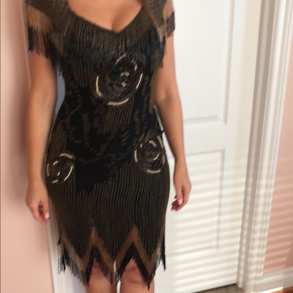 Haute Hippie beaded dress